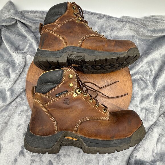 Carolina Men’s Classic Waterproof Work Boots 8.5D CA5020 Oil & Slip Resistant - Picture 16 of 16